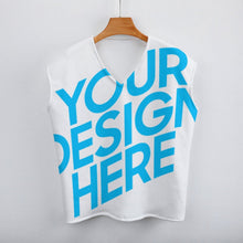Lade das Bild in den Galerie-Viewer, Multi-Bilder-Druck Schulterfreie Strickweste Bestickte Pullunder Pullover MY06 Weste Damen / Frauen mit Foto Text Muster selbst gestalten und bedrucken