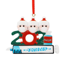 Lade das Bild in den Galerie-Viewer, Weihnachtsmann deko klein Weihnachtsdeko mit Spritze als Anhänger für Weihnachten mit Foto & Text selbst gestalten und bedrucken