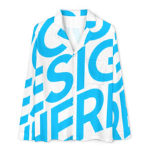 Lade das Bild in den Galerie-Viewer, Einzelbild-Design Damen / Frauen Schlafanzug Pyjama Set Langarm - Kragen Classic (2 tlg.) SDS062 mit Foto Design Motiv Text selbst gestalten und bedrucken