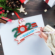 Lade das Bild in den Galerie-Viewer, Weihnachtsmann deko klein Weihnachtsdeko mit Flagge als Anhänger für Weihnachten mit Foto & Text selbst gestalten und bedrucken