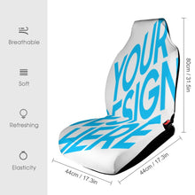 Lade das Bild in den Galerie-Viewer, Personalisierter Autositzbezug 1-tlg. oder 2-tlg. mit Fotos Muster Text Logo selbst gestalten und bedrucken