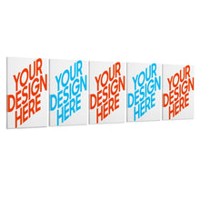 Lade das Bild in den Galerie-Viewer, Hängendes Bild - Fünf gemeinsame Multi-Bild-Design (Vertikal 2: 1) Leinwandbild selbst gestalten und bedrucken