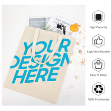 Lade das Bild in den Galerie-Viewer, 38×46cm Beidseitiger Druck Groß Martin Tote Bag Jutebeutel Stoffbeutel Canvas Einkaufstasche selbst gestalten und bedrucken