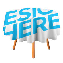 Lade das Bild in den Galerie-Viewer, Runde Tischdecke Tisch Abdeckung für Esszimmer Küche Dekoration mit Fotos Muster Text Logo selbst gestalten und bedrucken