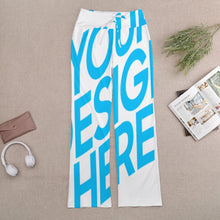 Lade das Bild in den Galerie-Viewer, Einzelbilddruck Damen / Frauen Yoga Hose Gerade geschnittene Yogahose zum Schnüren XP mit Fotos Muster Text Logo selbst gestalten und bedrucken