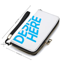 Lade das Bild in den Galerie-Viewer, Lange Brieftasche (horizontale Version) Geldbörse 20,0*10,5cm selbst gestalten und bedrucken
