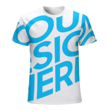 Lade das Bild in den Galerie-Viewer, 100% Baumwolle Kurzarm T-Shirt Volldruck-T-Shirts für Herren Männer mit Foto Muster Text selbst gestalten und bedrucken