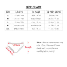 Lade das Bild in den Galerie-Viewer, Einzelbilddruck Damen / Frauen Low Waist Low String Unterwäsche Kurze Hose Slip NZ053 mit Fotos Muster Text Logo selbst gestalten und bedrucken