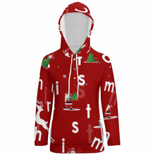 Lade das Bild in den Galerie-Viewer, Kapuzenpullover Sweatshirt Hoodie QH mit Knöpfen für Damen Frauen mit Foto selbst gestalten und bedrucken