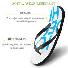 Lade das Bild in den Galerie-Viewer, Flip Flop Strandsandale Damen / Herren mit Foto / Text selbst gestalten und bedrucken