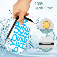 Lade das Bild in den Galerie-Viewer, Doppelschichtige Bento-Box Brotdose Geteilte Lunchbox mit Bento-Gurt mit Fotos Muster Text Logo selbst gestalten und bedrucken