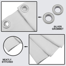 Lade das Bild in den Galerie-Viewer, Perforierter Gardinen Fotovorhang Zwei Symmetrisch 132x183cm 132x213cm selbst gestalten und bedrucken