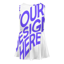 Lade das Bild in den Galerie-Viewer, Multi-Image-Design Mädchen Kleid Trägerkleid Jerseykleid F12Q mit Foto Design Motiv Text selbst gestalten und bedrucken