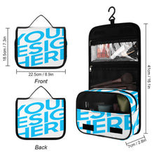 Lade das Bild in den Galerie-Viewer, Faltbare tragbare Kosmetiktasche Reise-Kulturbeutel mit großem Fassungsvermögen mit Foto Design Motiv Text selbst gestalten und bedrucken