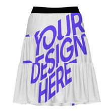 Lade das Bild in den Galerie-Viewer, Einzelbild-Design Rock Lang A-Linien-Rock Maxirock SJBSQ mit Foto Design Motiv Text selbst gestalten und bedrucken