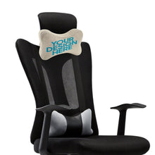 Lade das Bild in den Galerie-Viewer, Knochenkissen (ein Paar) Grau-Stil selbst gestalten und bedrucken