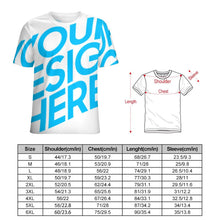 Lade das Bild in den Galerie-Viewer, T-Shirt Voll Druck TSHIRT für Männer Herren mit Foto Text selbst gestalten und bedrucken