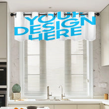 Lade das Bild in den Galerie-Viewer, Vorhang Volant Gardinenvolant (Druck von Zwei Teile Spleißen) mit Foto selbst gestalten und bedrucken