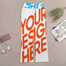 Lade das Bild in den Galerie-Viewer, Multi-Image-Druck Damen / Frauen Gerade geschnittene Yoga Hose zum Schnüren XP mit Fotos Muster Text Logo selbst gestalten und bedrucken