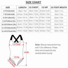 Lade das Bild in den Galerie-Viewer, Multi-Image-Design Mädchen Bademode Fashion Badeanzug NT018 mit Foto Design Motiv Text selbst gestalten und bedrucken