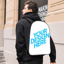 Lade das Bild in den Galerie-Viewer, 16 Zoll Doppelfach Schulrucksack Rucksack Uni selbst gestalten und bedrucken