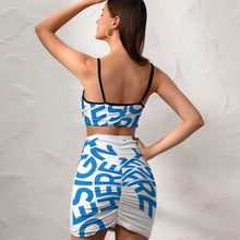 Lade das Bild in den Galerie-Viewer, 2-tgl. Set Jumpsuit Strandkleid NZ018 für Damen Frauen mit Foto selbst gestalten und bedrucken