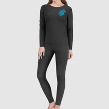 Lade das Bild in den Galerie-Viewer, Damen / Frauen Thermounterwäsche Funktionsunterwäsche Skiunterwäsche Set BR001 Hemd Hose mit Fotos Muster Text Logo selbst gestalten und bedrucken