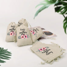 Lade das Bild in den Galerie-Viewer, 8 Stück / Packung Klein Kordelzugbeutel Aufbewahrungsbeutel aus Baumwolle und Leinen mit Fotos Muster Text Logo selbst gestalten und bedrucken