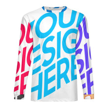 Lade das Bild in den Galerie-Viewer, Multi-Image-Druck Herren / Männer Fahrradshirt Funktionsunterhemd Funktionshirt Langarm SDS017 mit Fotos Muster Text Logo selbst gestalten und bedrucken