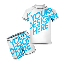 Lade das Bild in den Galerie-Viewer, Kurzarm Badeanzug für Jungen BT002 selbst gestalten und bedrucken