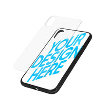 Lade das Bild in den Galerie-Viewer, Apple iPhone XR TPU Glas ausgezeichnete Handgefühl Handyhülle mit Foto selbst gestalten und bedrucken