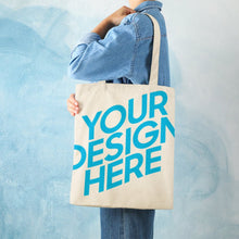 Lade das Bild in den Galerie-Viewer, 38×46cm Beidseitiger Druck Groß Martin Tote Bag Jutebeutel Stoffbeutel Canvas Einkaufstasche selbst gestalten und bedrucken