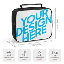 Lade das Bild in den Galerie-Viewer, Quadratische Lunchtasche / Einkaufstasche / Thermotasche / Kühltasche mit Foto selbst gestalten und bedrucken