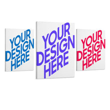 Lade das Bild in den Galerie-Viewer, 3 Panel hängende Poster in Vertikale Kombination / Leinwandbild Malerei 3 Panel / 3-teilig Wandbilder mit Foto selbst gestalten und bedrucken
