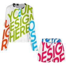 Lade das Bild in den Galerie-Viewer, Multi-Image-Design Damen / Frauen Pyjama Schlafanzug (2 tlg.) 203 mit Foto Design Motiv Text selbst gestalten und bedrucken