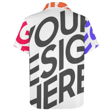 Lade das Bild in den Galerie-Viewer, Multi-Image-Design Herren Kurzarm Hemd AY005 mit Foto Design Motiv Text selbst gestalten und bedrucken