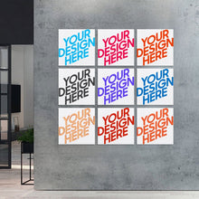 Lade das Bild in den Galerie-Viewer, Quadrat-Stil Multi-Image-Design Druck 9 Panel hängende Poster / Wandbilder 9-teilig / Leinwand Malerei mit Foto selbst gestalten und bedrucken