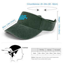 Lade das Bild in den Galerie-Viewer, Visor (1-St) Sonnenvisor mit Schirm aus hochwertiger Baumwolle mit Foto / Text selbst gestalten und bedrucken