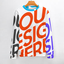 Lade das Bild in den Galerie-Viewer, Multi-Image-Design Unisex Sweatshirt Pulli mit Rundhalsausschnitt MY09 Damen/Herren mit Foto Design Motiv Text selbst gestalten und bedrucken