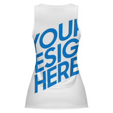Lade das Bild in den Galerie-Viewer, Damen / Frauen Tank Top Tanktop Sommer Racerback Slim Fit MXLD280 mit Foto Design Motiv Text selbst gestalten und bedrucken (Simple Design)
