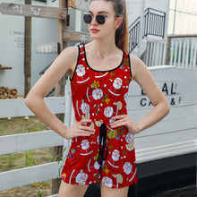 Lade das Bild in den Galerie-Viewer, Frauen Damen Leichter Sommer Jumpsuit Overall T05 mit Foto Text selbst gestalten und bedrucken