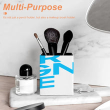 Lade das Bild in den Galerie-Viewer, Quadratischer Stiftehalter mit Foto Design Motiv Text selbst gestalten und bedrucken