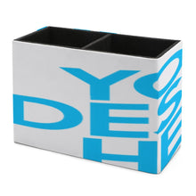 Lade das Bild in den Galerie-Viewer, Stiftehalter aus Leder mit Foto Muster Text Logo selbst gestalten und bedrucken