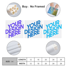 Lade das Bild in den Galerie-Viewer, Multi-Image-Design Druck Quadrat-Stil 3 Panel hängende Poster / Leinwandbild 3-teilig / Leinwand Malerei mit Foto selbst gestalten und bedrucken