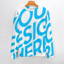 Lade das Bild in den Galerie-Viewer, Einzelbild-Design Unisex Sweatshirt Pulli mit Rundhalsausschnitt MY09 Damen/Herren mit Foto Design Motiv Text selbst gestalten und bedrucken