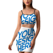 Lade das Bild in den Galerie-Viewer, 2-tgl. Set Jumpsuit Strandkleid NZ018 für Damen Frauen mit Foto selbst gestalten und bedrucken