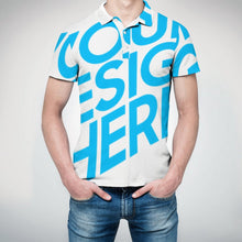 Lade das Bild in den Galerie-Viewer, TSHIRT Poloshirt / Polohemd mit Foto Herren selbst gestalten und bedrucken