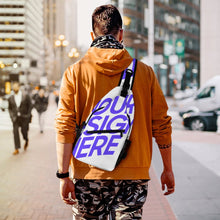 Lade das Bild in den Galerie-Viewer, Schultertasche Unisex Sling Tasche Bodybag Crossbody Brusttasche mit Ihrem Design Motiv Text und Foto selbst gestalten und bedrucken
