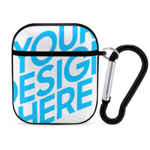 Lade das Bild in den Galerie-Viewer, Apple Airpods 1 2 Bluetooth Headset Schutzhülle Case Cover mit Fotos Muster Text Logo selbst gestalten und bedrucken