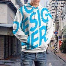 Lade das Bild in den Galerie-Viewer, Unisex Damen / Herren Einzelbilddruck Premium Sweatshirt Kapuzenpullover in Übergröße mit doppel Kapuzen mit Fotos Muster Text Logo selbst gestalten und bedrucken